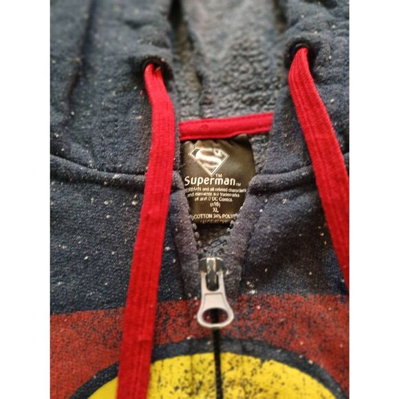 DC Comics "Superman" Hoodie Size: XL (1256) - Picture 3 of 9